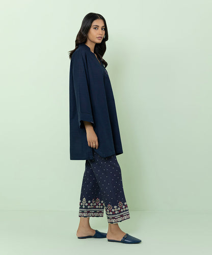 Sapphire - Solid Khaddar Shirt