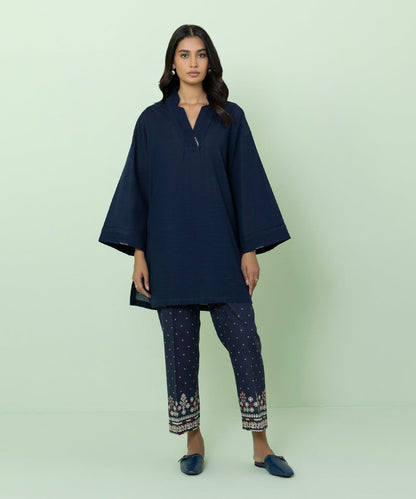 Sapphire - Solid Khaddar Shirt