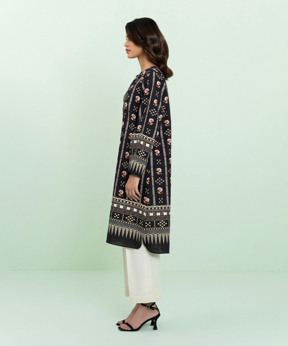 Sapphire - Printed Khaddar Shirt