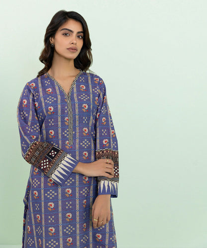 Sapphire - Printed Khaddar Shirt