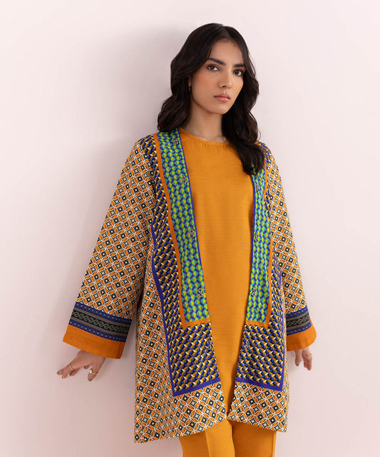 Sapphire - Printed Khaddar Jacket