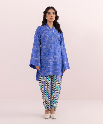 Sapphire - Printed Khaddar Shirt