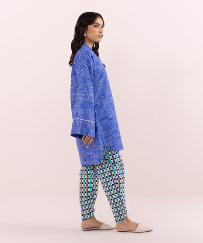 Sapphire - Printed Khaddar Shirt