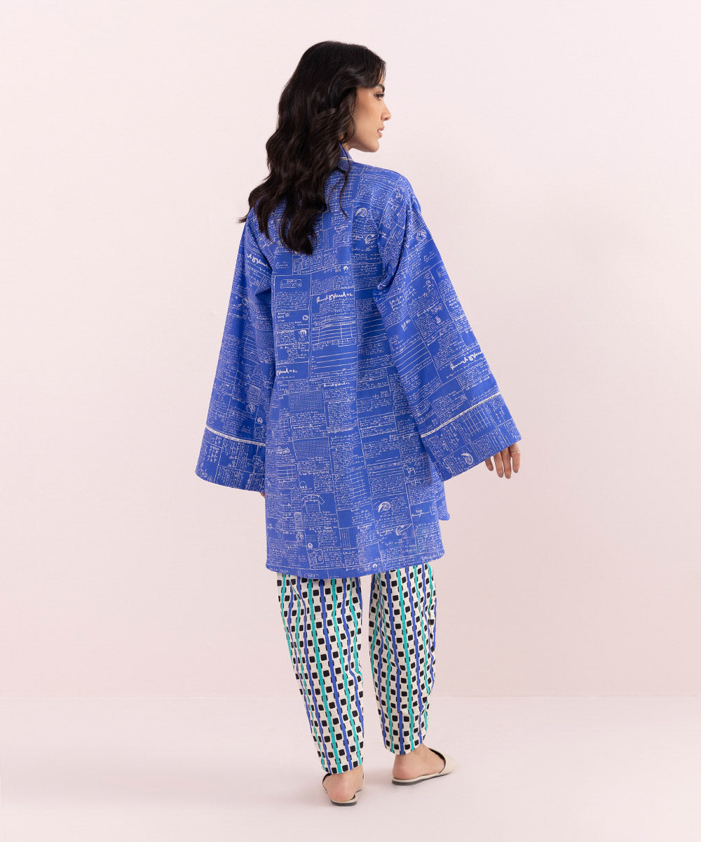 Sapphire - Printed Khaddar Shirt