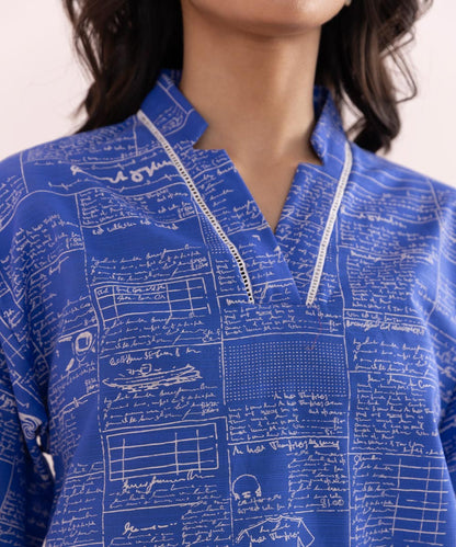 Sapphire - Printed Khaddar Shirt