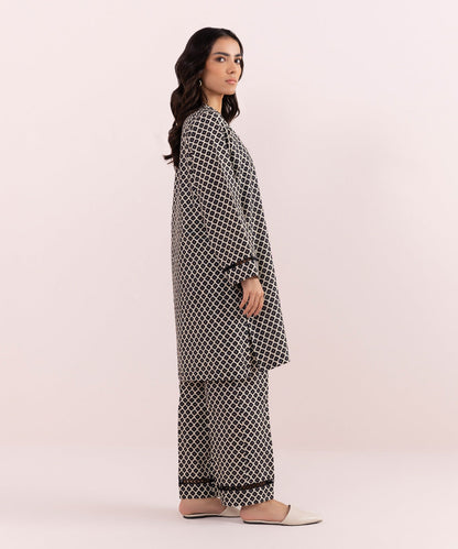 Sapphire - Printed Khaddar Shirt