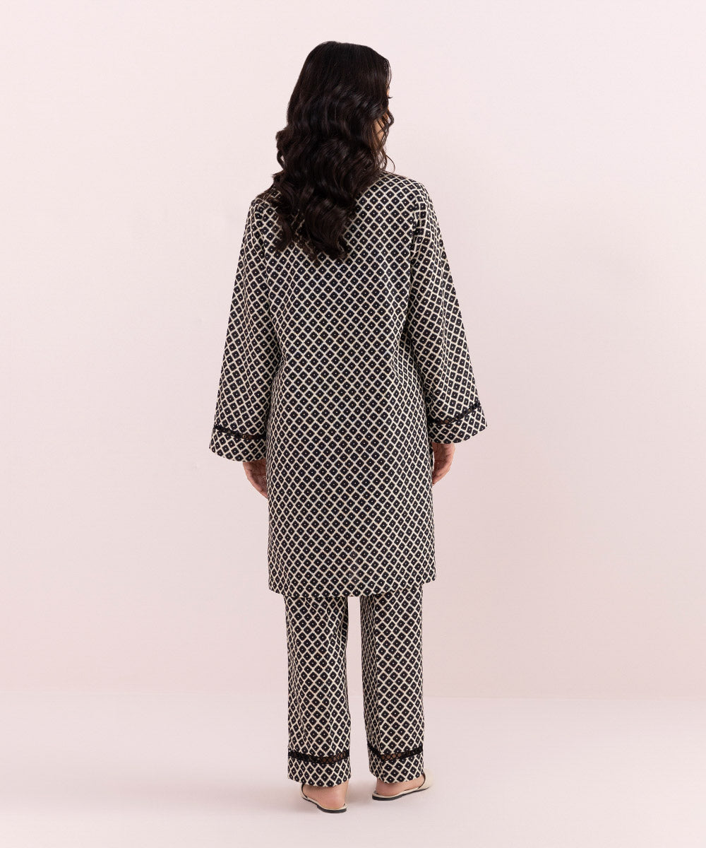 Sapphire - Printed Khaddar Shirt