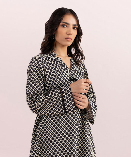 Sapphire - Printed Khaddar Shirt