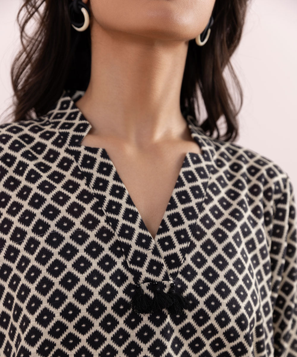Sapphire - Printed Khaddar Shirt