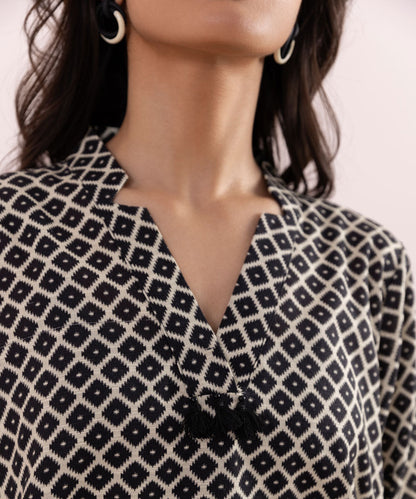 Sapphire - Printed Khaddar Shirt