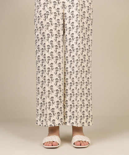 Sapphire - Printed Khaddar Culottes