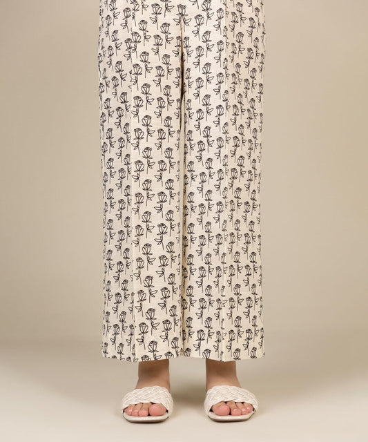 Sapphire - Printed Khaddar Culottes