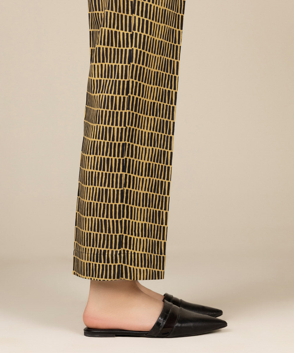 Sapphire - Printed Khaddar Straight Pants
