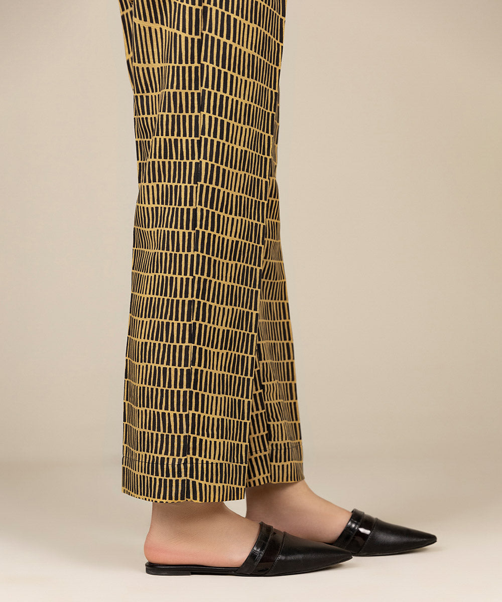 Sapphire - Printed Khaddar Straight Pants
