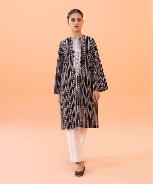 Sapphire - Embroidered Cambric Shirt