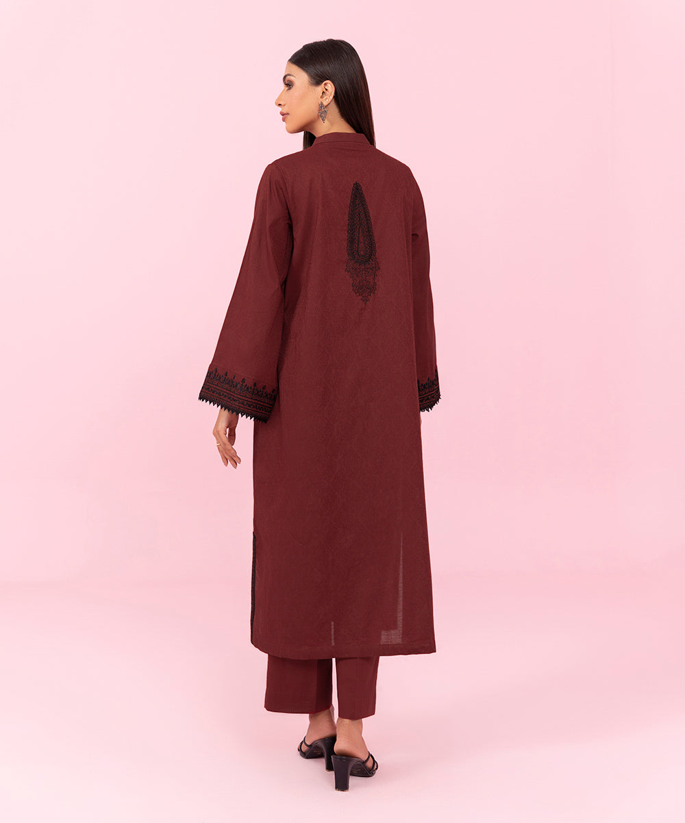 Sapphire - 2 Piece - Embroidered Cambric Suit