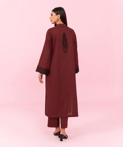 Sapphire - 2 Piece - Embroidered Cambric Suit