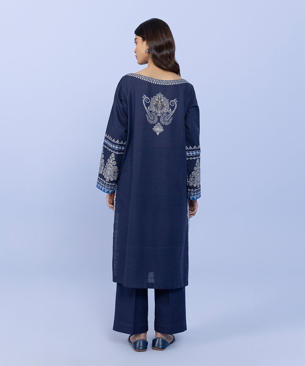 Sapphire - 2 Piece - Embroidered Khaddar Suit