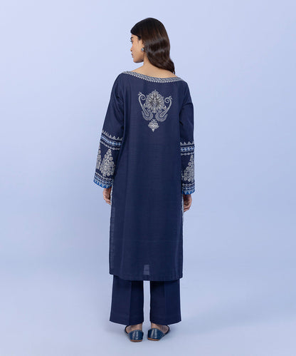 Sapphire - 2 Piece - Embroidered Khaddar Suit