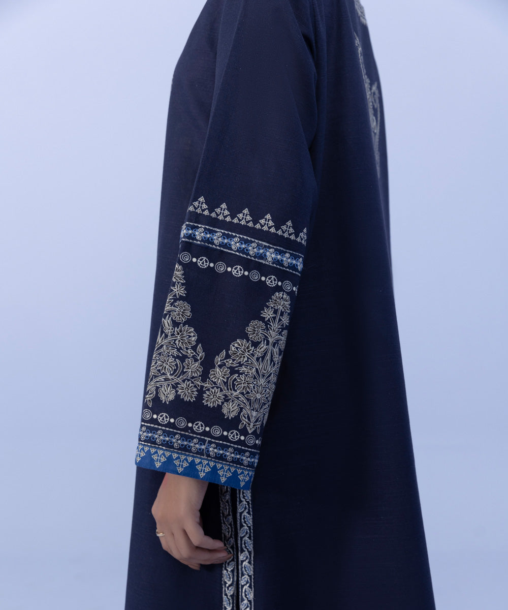 Sapphire - 2 Piece - Embroidered Khaddar Suit