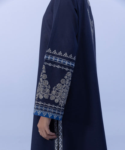 Sapphire - 2 Piece - Embroidered Khaddar Suit
