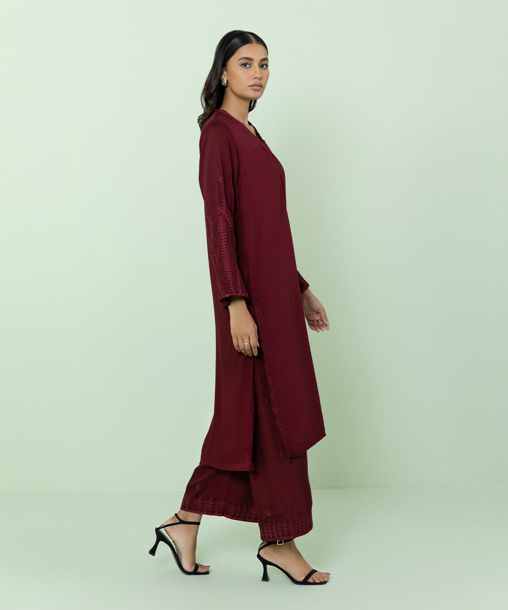 Sapphire - Embroidered Cottel Shirt