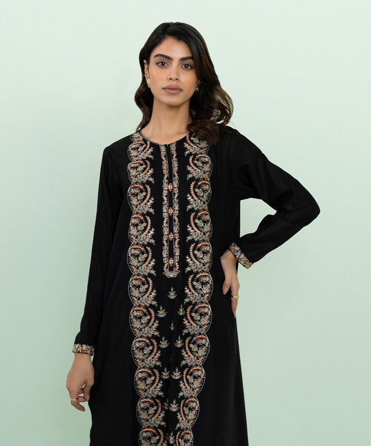 Sapphire - Embroidered Cottel Shirt