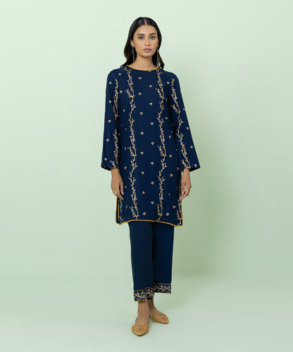Sapphire - Embroidered Cottel Shirt