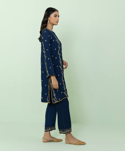 Sapphire - Embroidered Cottel Shirt