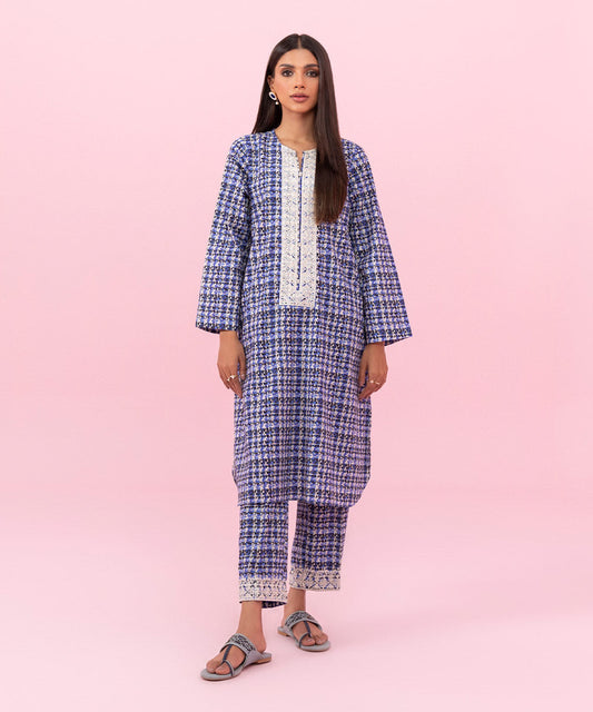 Sapphire - Embroidered Cambric Shirt