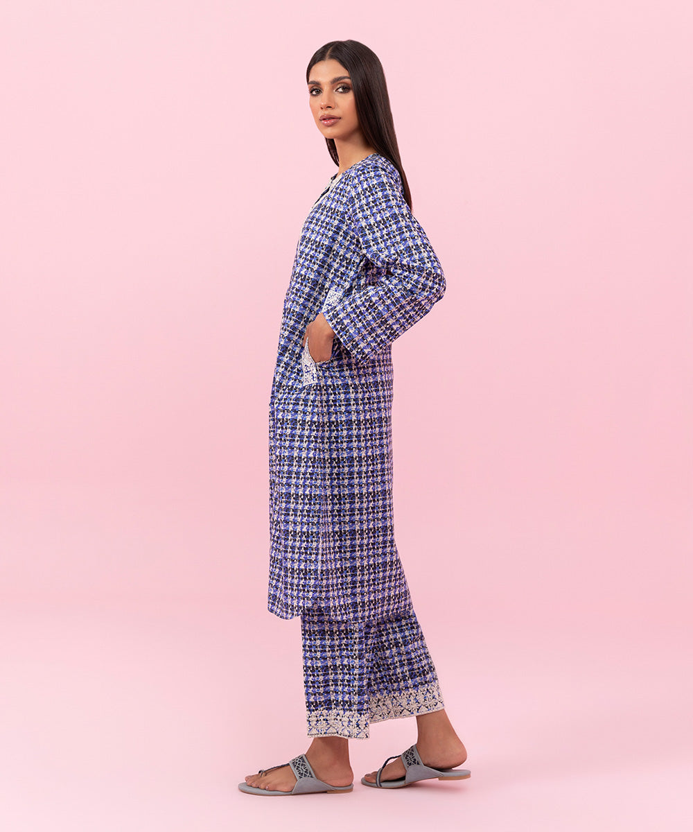 Sapphire - Embroidered Cambric Shirt