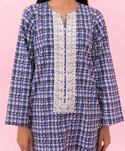 Sapphire - Embroidered Cambric Shirt