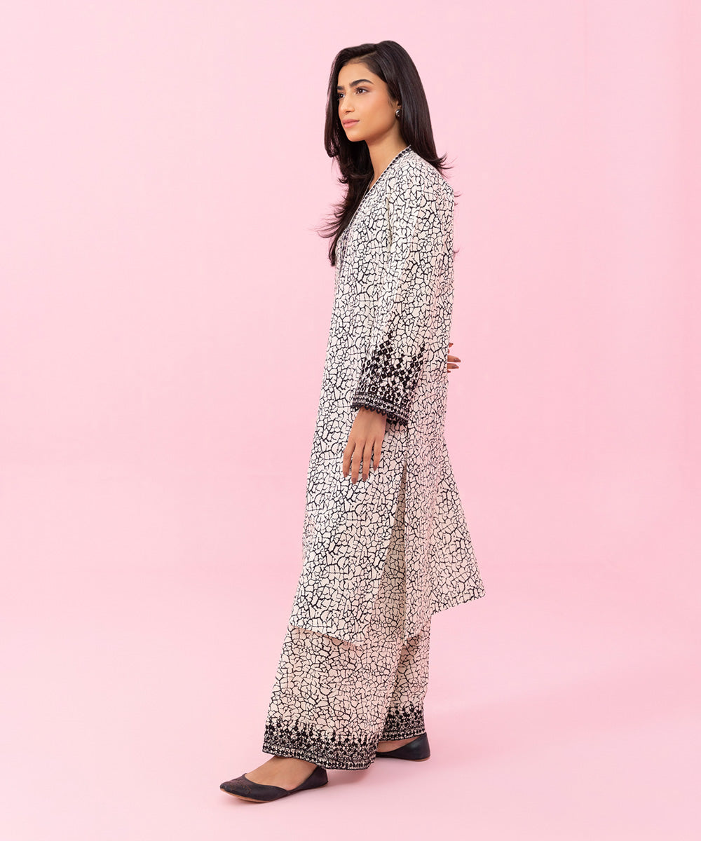 Sapphire - Embroidered Cambric Shirt