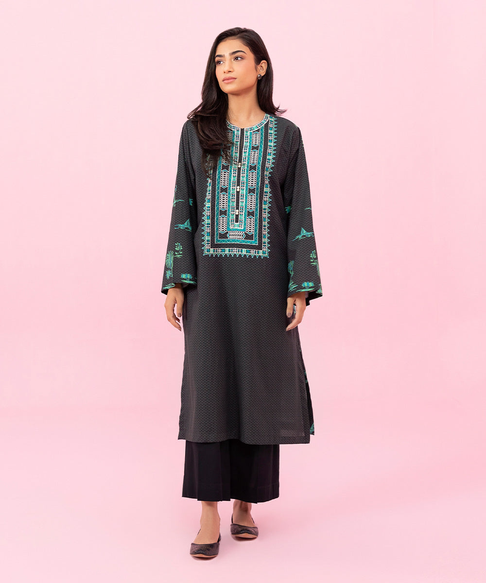 Sapphire - Embroidered Cambric Shirt