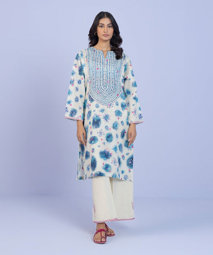 Sapphire - Embroidered Chunri Shirt
