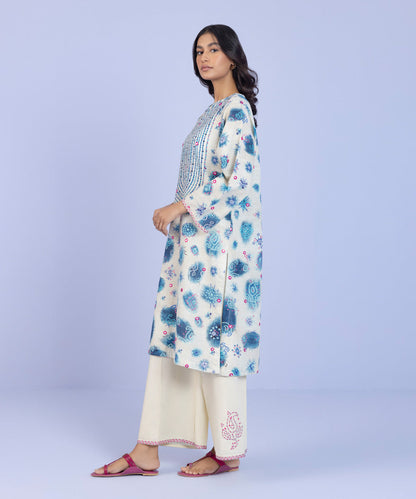 Sapphire - Embroidered Chunri Shirt