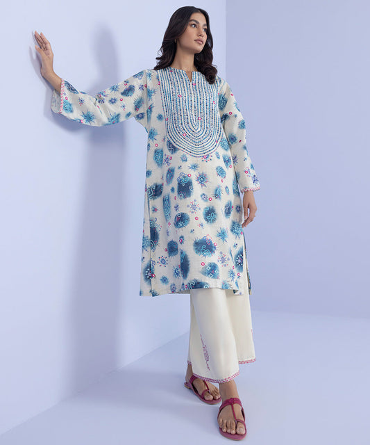 Sapphire - Embroidered Chunri Shirt