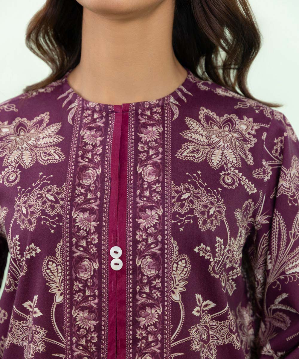 Sapphire - Printed Cotton Viscose Shirt
