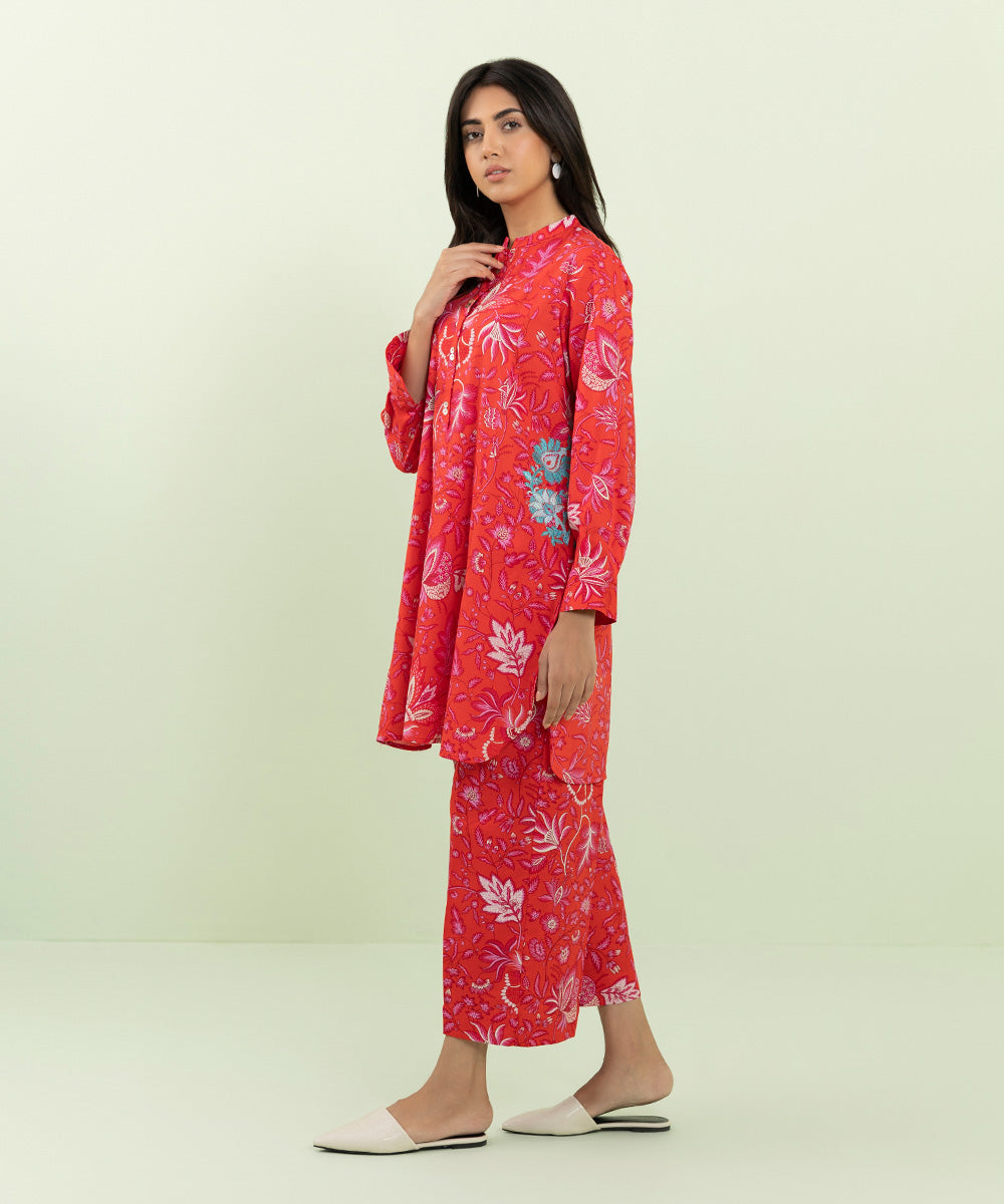 Sapphire - Embroidered Cotton Viscose Shirt