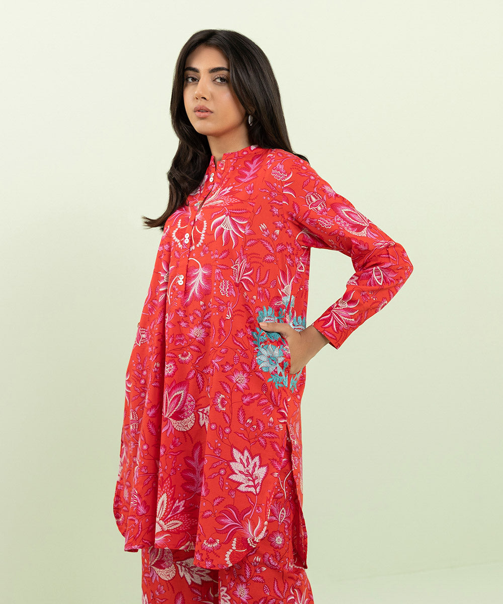 Sapphire - Embroidered Cotton Viscose Shirt