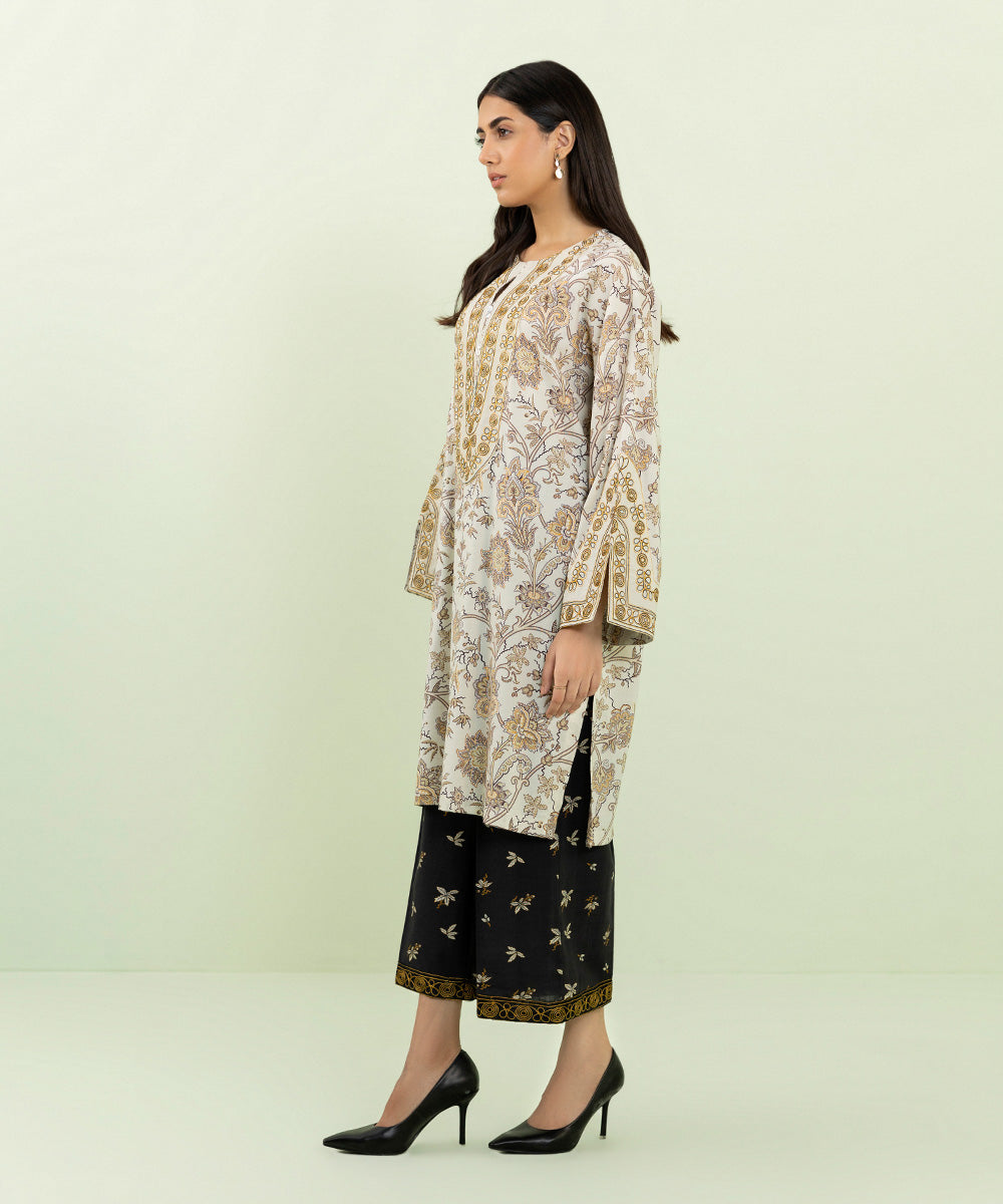 Sapphire - Embroidered Cotton Viscose Shirt