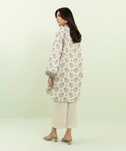 Sapphire - Embroidered Zari Khaddar Shirt