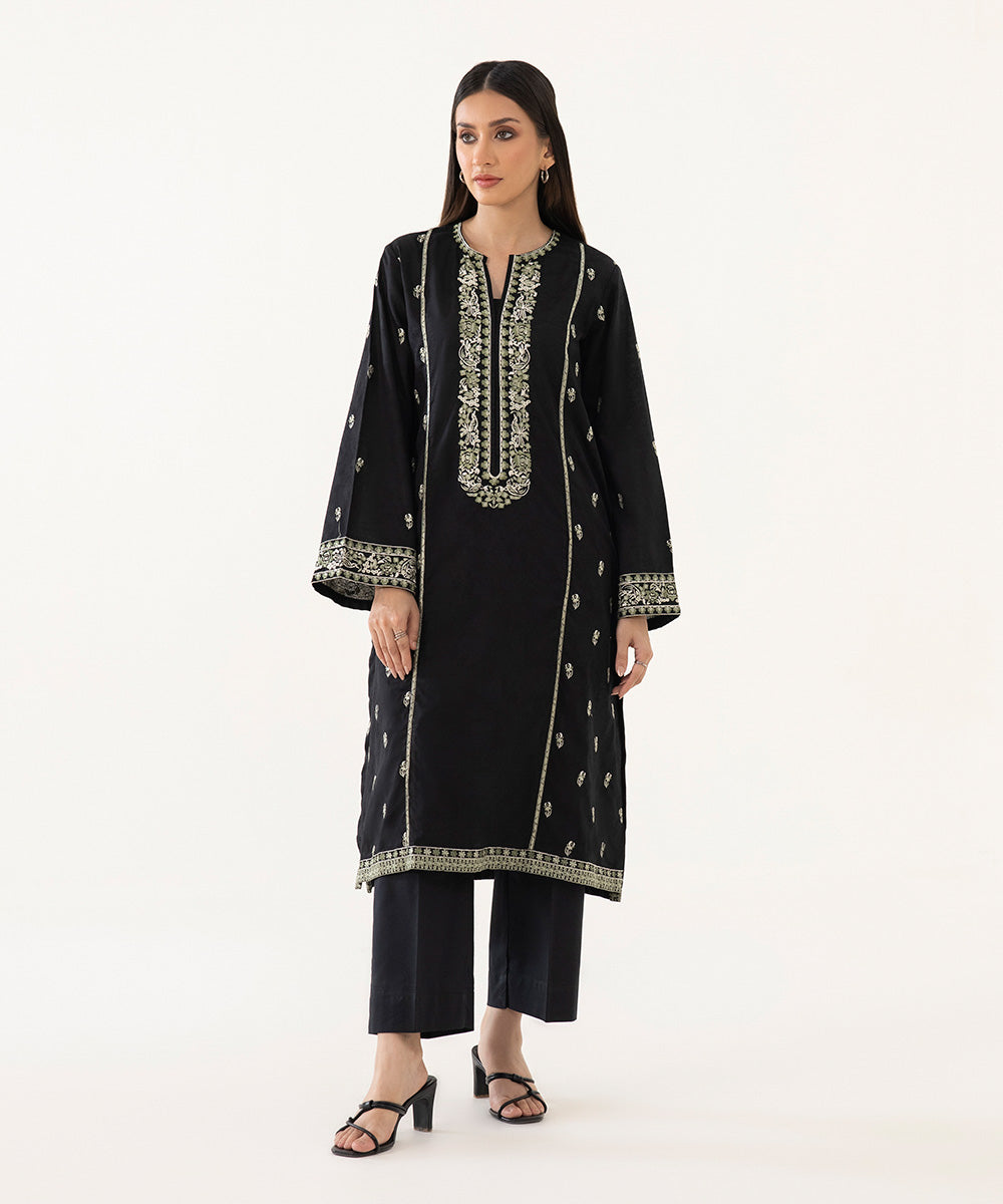 Sapphire - Embroidered Jacquard Shirt