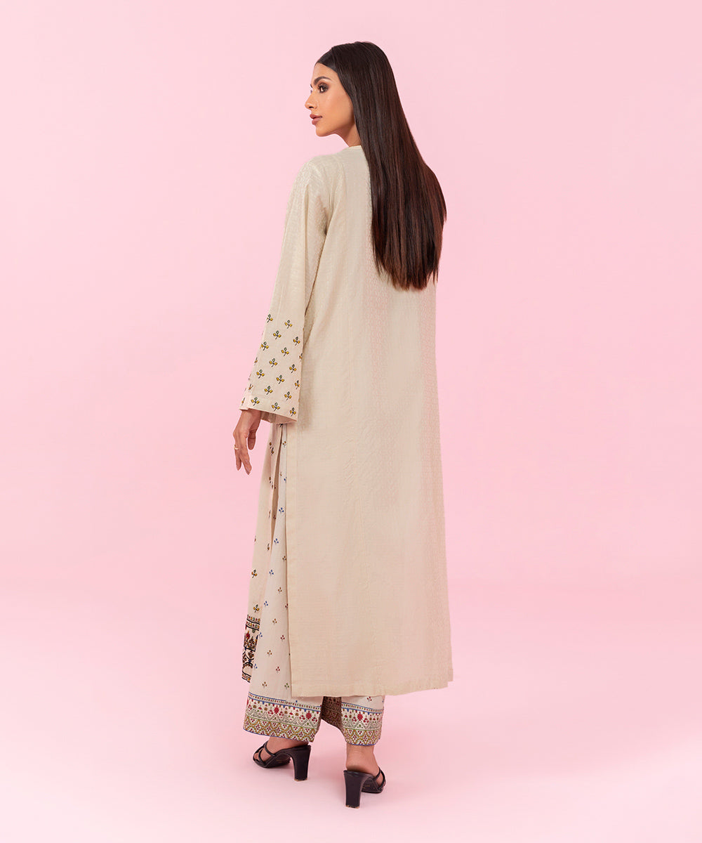 Sapphire - Embroidered Jacquard Shirt