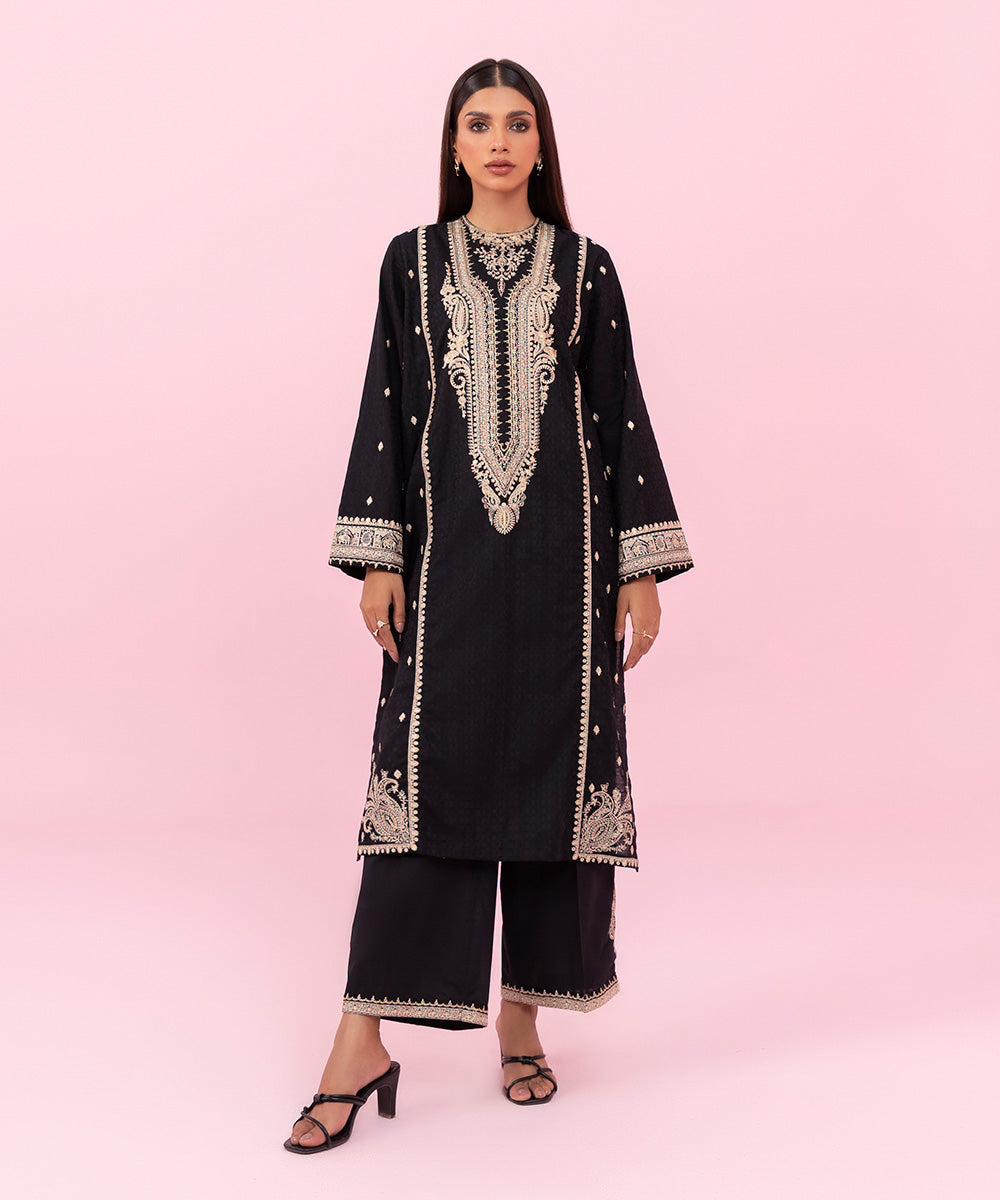 Sapphire - Embroidered Jacquard Shirt