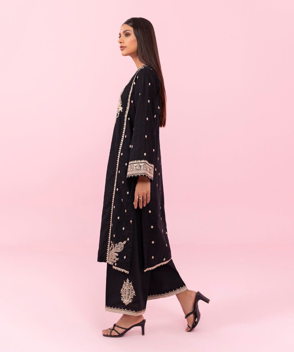 Sapphire - Embroidered Jacquard Shirt