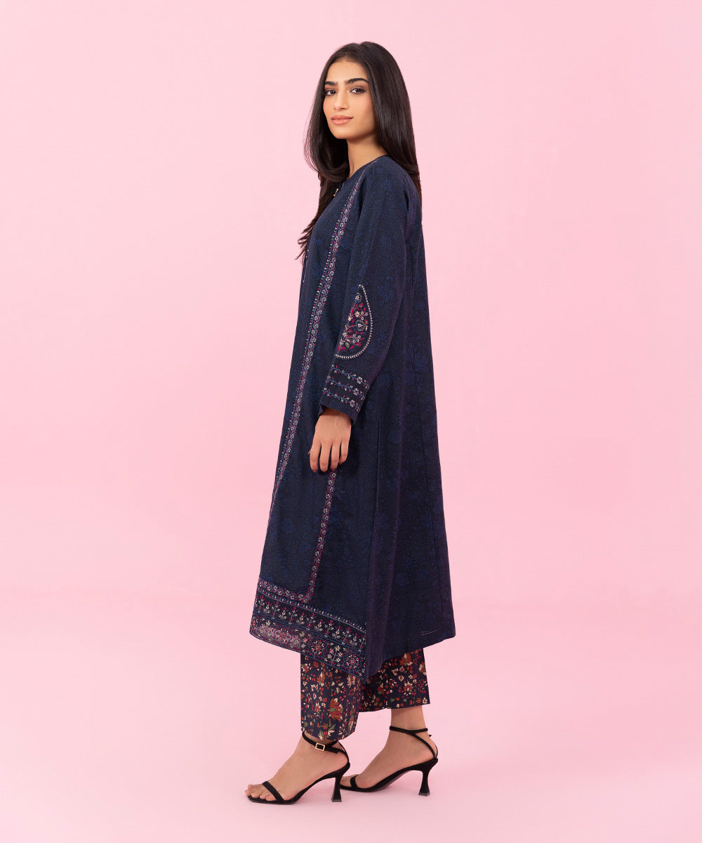 Sapphire - 2 Piece - Embroidered Cambric Suit