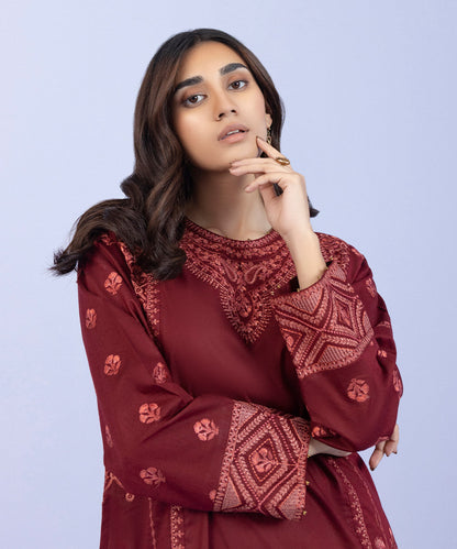 Sapphire - Embroidered Cotton Viscose Shirt