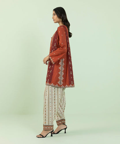 Sapphire - Embroidered Zari Khaddar Shirt