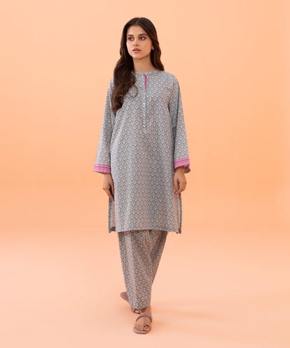 Sapphire - 2 Piece - Printed Cambric Suit
